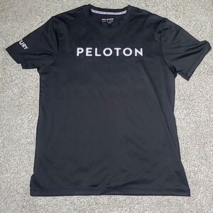 Peloton Black Tee 100 Century poly M